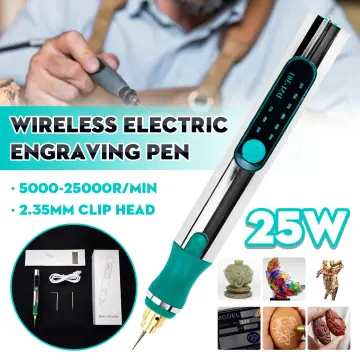 Cordless Engraving Pen Electric Micro Engraver Pen Kit 25W