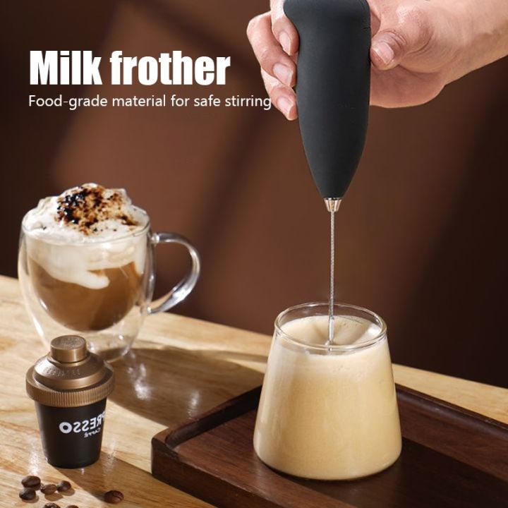 Egg Beater Kitchen Drink Foamer Whisk Mixer Stirrer Coffee Cappuccino  Creamer Whisk Frothy Blend Whisker Electric Milk Frother