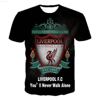 NEW (สต็อกเพียงพอ) 2023 2023 New Popular Liverpool T SHIRT 3D Print Harajuku Style unisex T Shirt Summer Hip Hop Streetwear Graphic Parent-child outfit Tees Topsคุณภาพสูง size:S-5XL