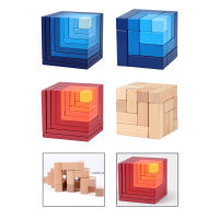 Puzzle Cube Building Blocks Educational Tiles Toy Stress Relief Brain Teaser Travel Games Parent-child Toy