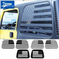 JIDIXIAN Car Rear Window Decals Decoration Cover Trim Stickers for Jeep Wrangler TJ 1997-2006 Car Accessories 4 Door