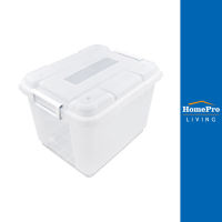 HomePro กล่องหูล็อค  60 ลิตร 52.3x43.2x38.3 ซม. สีใส แบรนด์ STACKO