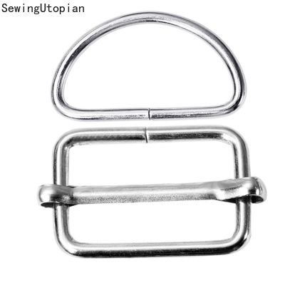 【cw】 10PCS Metal O Dee D Ring Buckles Clasp Web Belt Backpack Bags Purse Shoes Garment Collar Sewing DIY Leather Craft ！