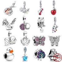 New 925 Sterling Silver in-the-dark Firefly Dangle Charms Beads fit Original Pandora Charm Silver 925 Bracelet DIY Women Jewelry