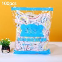 50/100pcs Disposable Food Cover Colorful Food Grade Fresh-keeping Plastic Bag Saran Wrap Bowel Cover Kitchen Accessories