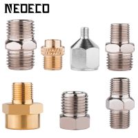 Professional 7pcs Airbrush Adaptor Kit Fitting Connector Set For Compressor Airbrush Hose Convert Plug 1/8 1/4 BSP Male Femal