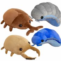 【CW】30/60CM Simulation Insect Plush Toys Stuffed Cartoon Animal Dolls Kawaii Beetle Soft Pillow Kids Boys Funny Birthday Gifts