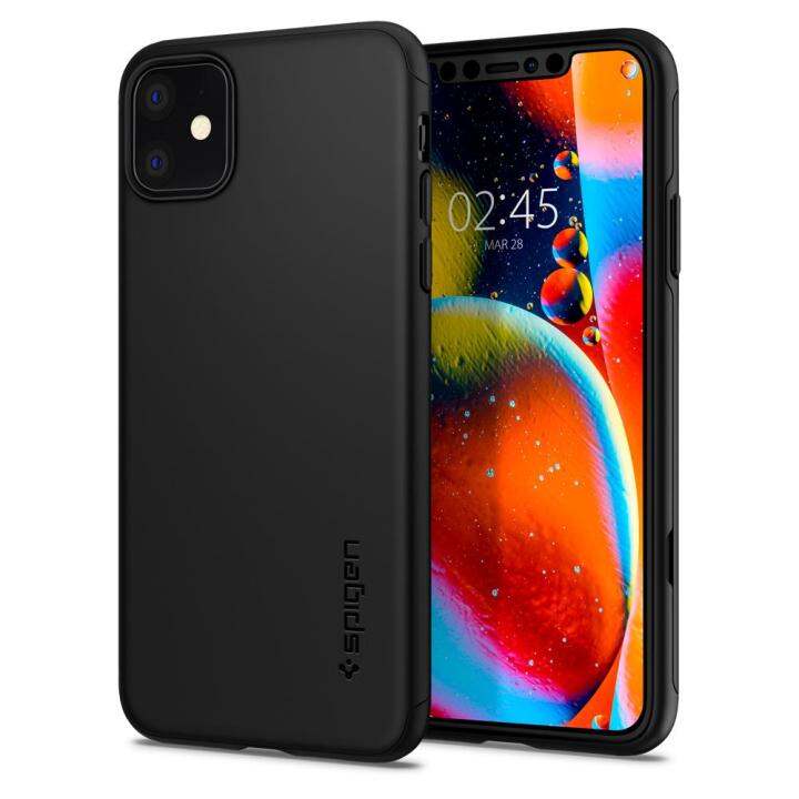 Spigen iPhone 11 Case Thin Fit 360 Black Lazada PH