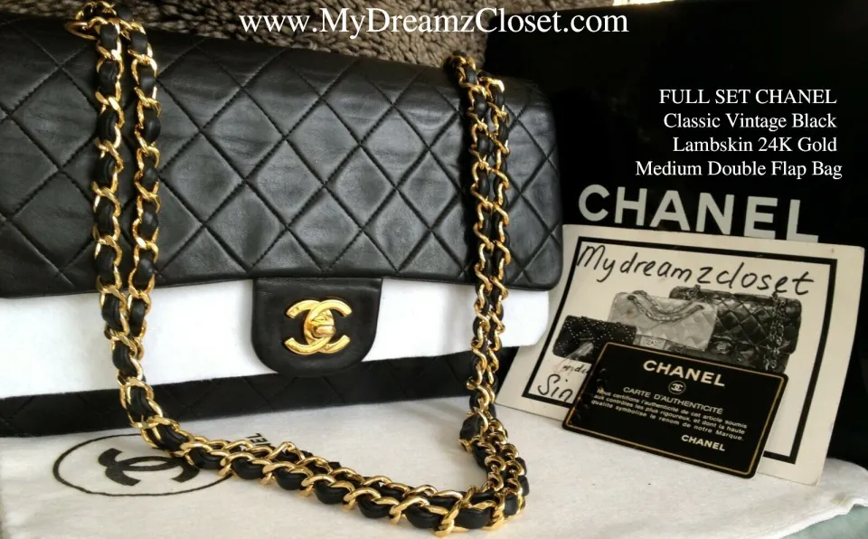 chanel gold chain strap