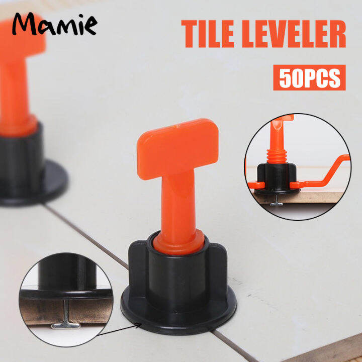 Mamie Reusable Tile Leveling System 50pcs/pack Tile Leveler Spacers
