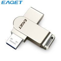 Eaget Exquisite USB 3.0 Flash Drives 256GB 128GB 64GB 32GB Stylish Metal Pendrive Memoria Pen Drive For Laptop Desktop Computer