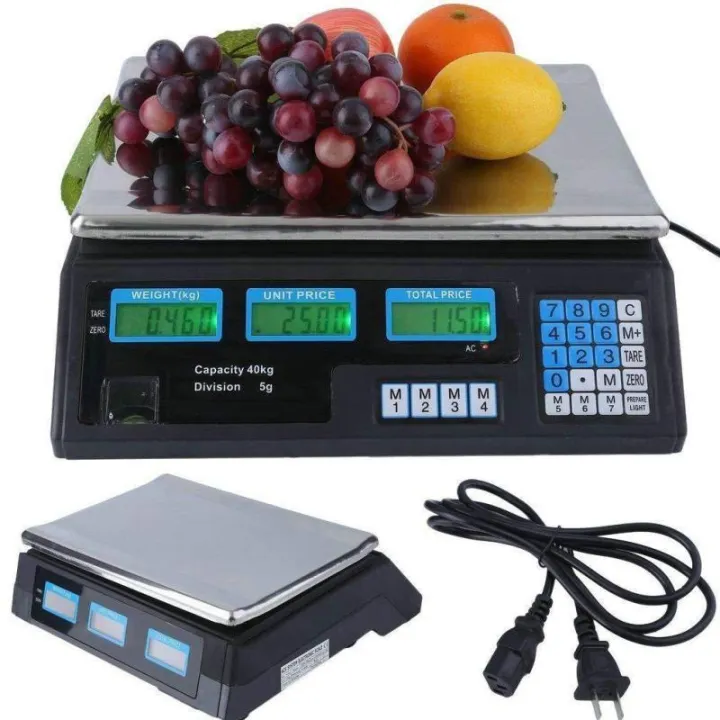 digital scale Food Meat Produce Weighing Weigh Digital Price Computing
