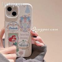 ・ Disney IPhone11การ์ตูนเจ้าหญิงดิสนีย์/12/13 Apple 14promax เคสโทรศัพท์มือถือ Xs Female 8P Anti-Fall Xr Soft