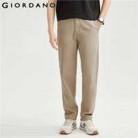 GIORDANO กางเกงผู้ชายผ้าฝ้าย100 Mid Rise Comfort Chinos Multi-Pocket สีทึบ Simple Basic แฟชั่นกางเกงลำลอง18113901