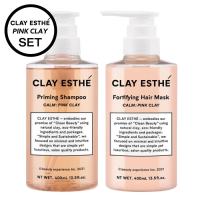 CLAY ESTHE Pink Clay เคลย์ เอช พิงค์ เคลย์ ผลิตภัณฑ์ดูแลหนังศีรษะ แชมพู หรือ มาส์ก 400ml