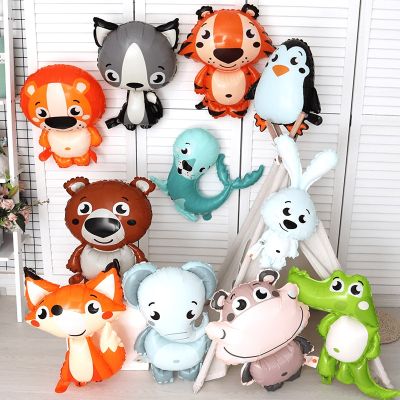 10 Light Film Animal Forest Birthday Theme Party Decorative Balloons Adhesives Tape