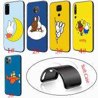 อ่อนนุ่ม Black เคสโทรศัพท์ หรับ OPPO  ปก 107YX Miffy