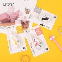 LITZY 8M Animal Transparent Correction Tape for School Office Kawaii Cartoon Correction Tape Stationery Correction Supplies Correction Liquid Pens