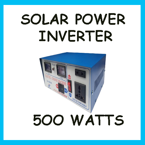 Solar Power inverter charger 500watts Household 12v dc to 220v AC with ...