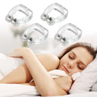 4 ชิ้น/กล่อง Magnetic Anti Snoring Nose Clip Stop Snore Nasal Dilator อุปกรณ์ Better Breathe Relax Sleeping Antisnoring Solution Aid-Souyine