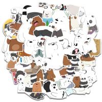 【CW】✿❄✑  10/30/50PCS We Bare Bears Personality Graffiti Sticker Cup Suitcase Computer Car  Wholesale