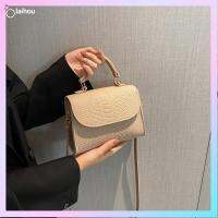 LAIHOU เรโทร สำหรับผู้หญิง หรูหราสุดหรู กระเป๋า Crossbody กระเป๋าผู้หญิงกระเป๋า กระเป๋าสะพายข้างทรงสี่เหลี่ยม กระเป๋าแบบสะพายไหล่