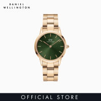 นาฬิกาข้อมือ Daniel Wellington สีเขียวมรกตสายทองคำสีกุหลาบ28มม. สำหรับผู้หญิงและผู้ชาย-นาฬิกาสำหรับทุกเพศ-DW ทางการ-นาฬิกาแฟชั่นแยม