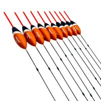 【YF】№﹉  10pcs/Lot Fishing Pole Bobbers 1.0g/1.5g/2.0g Stick Bouys Balsa Wood Oem Factory Store 210064