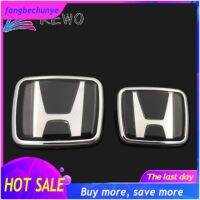 【 ร้อนแรง 】2Pcs Honda Accord 1998-2002 2.3i ด้านหน้าและด้านหลังโลโก้ (Badgeสัญลักษณ์) สีดำ + โครเมี่ยม