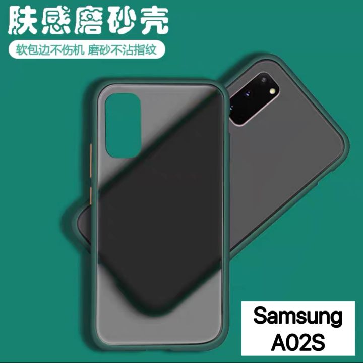 ส่งทั่วไทย-ส่งจากกรุงเทพ-เก็บเงินปลายทาง-เคสโทรศัพท์-ซัมซุง-case-samsung-galaxy-a02s-เคสกันกระแทก-ขอบสีหลังขุ่น-เคส-samsung-a02s-สินค้าของแท้-100-สินค้าพร้อมจัดส่ง