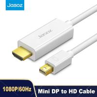 Jasoz Mini DisplayPort to HDMI Cable Thunderbolt 2 to HDMI Adapter Cable 4K 60Hz for MacBook Air/Pro Monitor Projector HDTV Adapters Adapters