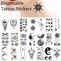 【YF】 1PC Small Fresh Japanese and Korean Style Sexy Pattern - Perfect for Men Women Disposable Waterproof Tattoo Stickers