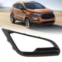 ที่ครอบไฟตัดหมอกสีดำ ABS กันชนหน้ากรอบไฟตัดหมอกล้อมรอบขอบตัดแต่งสำหรับ Ford Ecosport 2018-2021ด้านซ้ายขวาอุปกรณ์เสริมรถยนต์