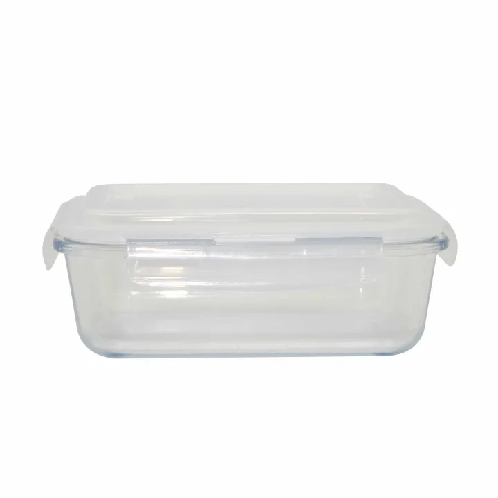 Glass Container Transparent LID w/ White Silicone 1000ml 198 Gaisano ...