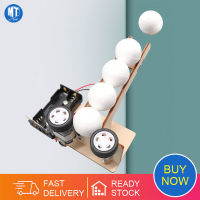 Electric Ball Pitching Machine Kits Kids DIY Science Toys Children Educational Technology Project Model Toys For Gift