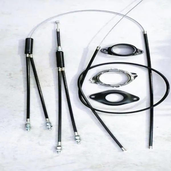 Bmx Gyro Brake Cables Complete Set Front Rear Upper Lower Spinner Rotor