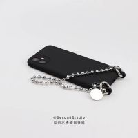 【16- digits】 Silver Ball Chain Crossbody สร้อยคอเคสโทรศัพท์สำหรับ iPhone 12 Pro Max MiNi 11 Pro Max XR X XS Max 7 8 Plus SE สายคล้องคอ