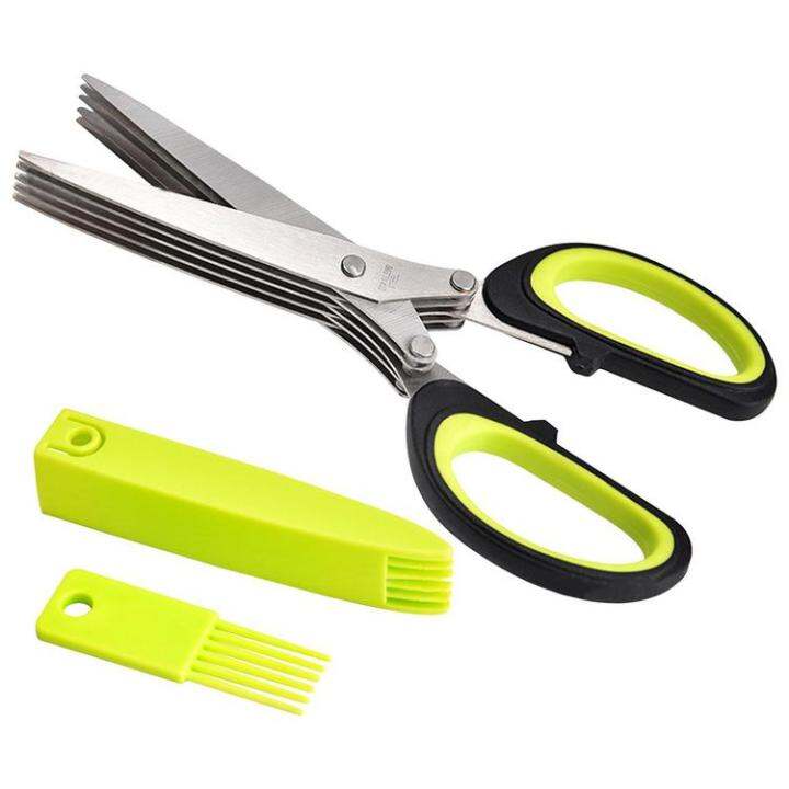 Stainless Steel Kitchen Scissors 5 Blade Chopped Green Onion Scissors 5  Layer Scissors Shredded Scallion Cut Herb Scissors - Buy Stainless Steel Kitchen  Scissors 5 Blade Chopped Green Onion Scissors 5 Layer