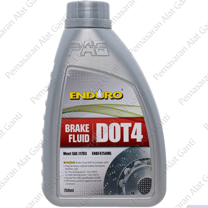 Enduro Brake Fluid Dot4 750ml (PAG)