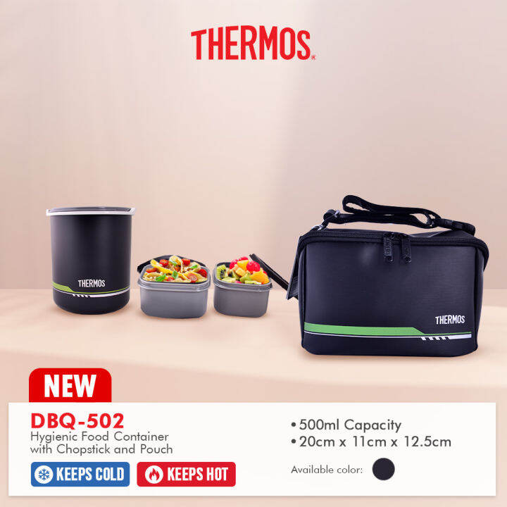 Thermos® DBQ502 Lunch Box Set Black Lazada PH