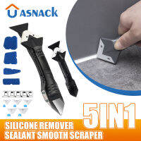 5 In1ซิลิโคน Remover Sealant Smooth Scraper Caulk Finisher Grout Kit เครื่องมือชั้นแม่พิมพ์ Removal Hand ชุดเครื่องมือเย็บไม้พาย