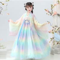 3-10-12 Christmas Dress For Girls Kids Embroidery Gown Dresses Chinese Folk Children Hanfu Party Princess Costumes Fairy Cosplay