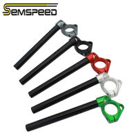 SEMSPEED รถจักรยานยนต์ CNC Handlebar ส้อมหลอดคลิปออน Clamp สำหรับ Kawasaki Ninja 400 Ninja400 2018-2022