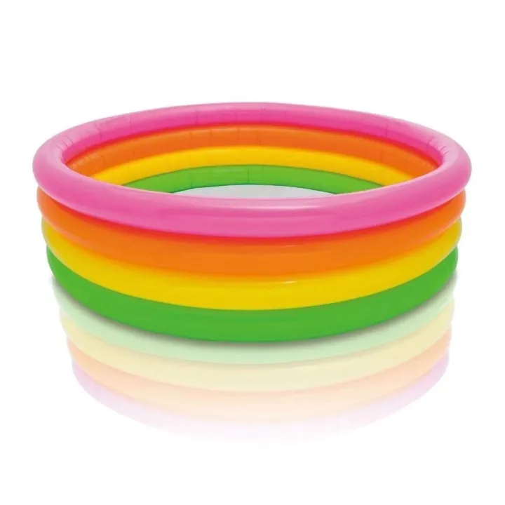 COD INTEX Swimming Pool 168cm 4Ring Inflatable Outdoor Inflatable pool