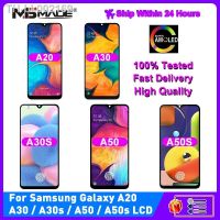 ▣ 6.4 AMOLED For Samsung Galaxy A20 LCD A30 Display A30S LCD A50 Touch Screen For A50S Replacement Screen A205F A305F A505F