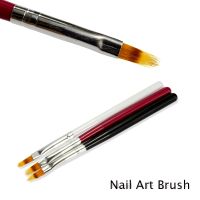 1pcs Ombre Nail Art Brush Gradient Drawing Nail Brush Pen UV Gel Painting Wood Handle Nylon Hair Black White Manicure Tool TR285 Artist Brushes Tools