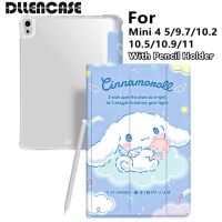 ☋❈ Dllencase เคส พร้อมช่องใส่ดินสอ สําหรับ Compatible For iPad Air 5 2021 Pro 11 2019 2020 10.2 7 8th 2018 For iPad 9.7 5 6th Mini 4 5 Air 4 5 10.5 10.9 A199