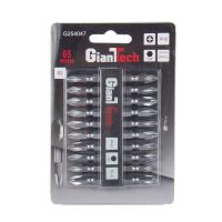 SuperSales - X1 ชิ้น - GIANT ระดับพรีเมี่ยม TECH ชุดดอกไขควงลม 65 มม. PH2 รุ่น G254047 (แพ็ค 10 ชิ้น) สีเงิน ส่งไว อย่ารอช้า -[ร้าน CHADTRATHANANz จำหน่าย อุปกรณ์งานช่างอื่นๆ ราคาถูก ]