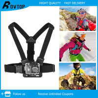 Rovtop Chest Video Bracket Fixing Clip Sports Camera Chest Strap For All GoPro Hero 、 SARGO 、 SJCAM 、 SJ4000、 DJ Insta360และมือถือ