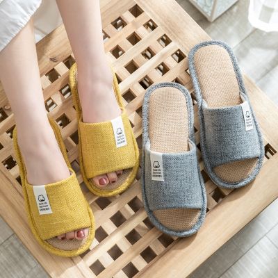 [COD] Four Slippers and Female Floor Couples Non-slip Indoor Cotton